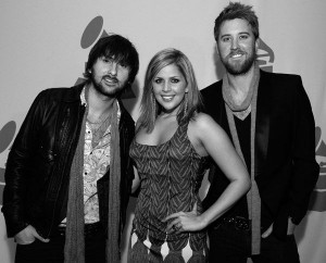 The country music group Lady Antebellum is shown.
